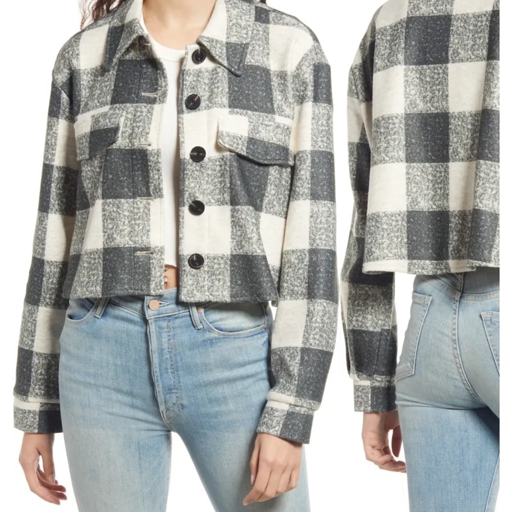 Vero Moda Black and White Checkered Jacket